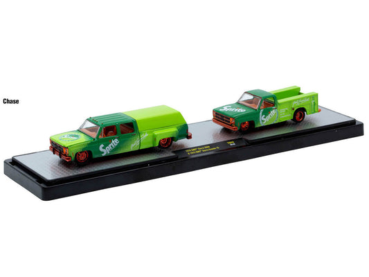 Auto Haulers "Soda" Set of 3 pieces Release 44 Limited Edition to 5750 pieces Worldwide 1/64 Diecast Model Cars by M2 Machines-0