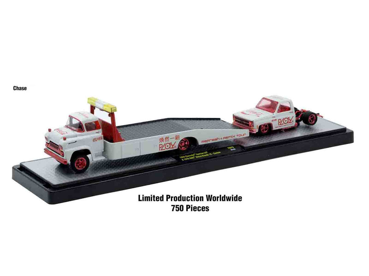 Auto Haulers "Coca-Cola" Set of 3 pieces Release 43 Limited Edition to 6200 pieces Worldwide 1/64 Diecast Models by M2 Machines-2