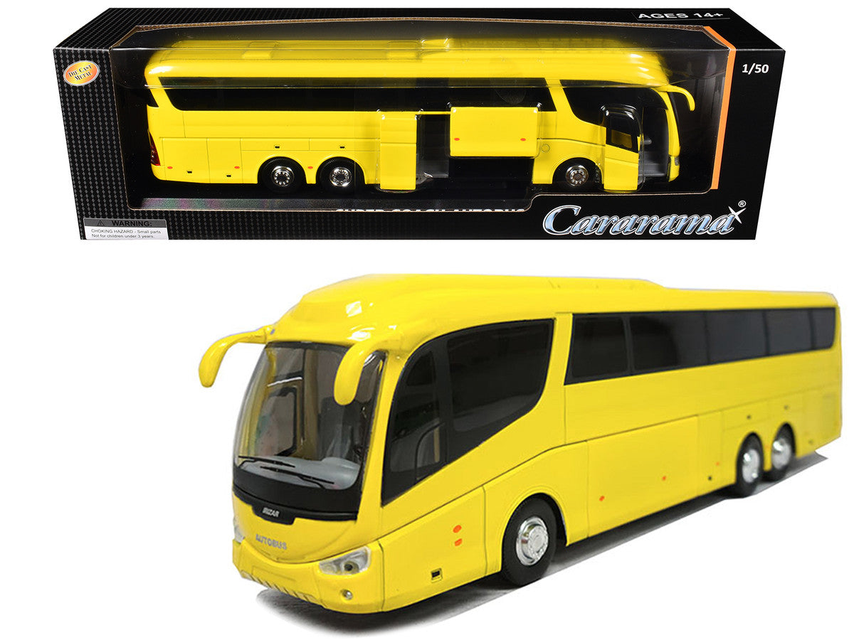 Super Coach Autobus Yellow 1/50 Diecast Model by Cararama-0