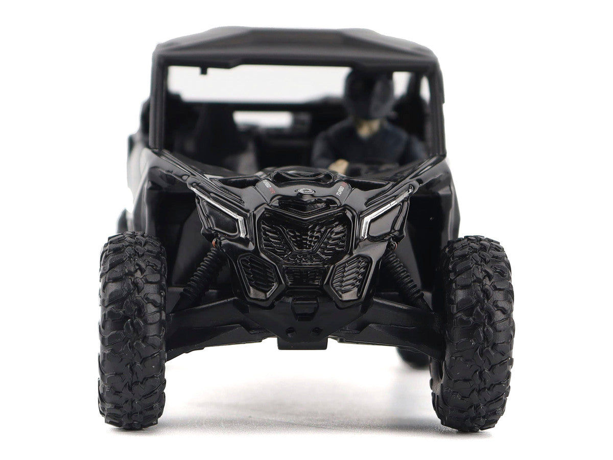 Can-Am Maverick X3 X RS Turbo RR Triple Black with Driver Figure 1/32 Diecast Model by BRP Models-3