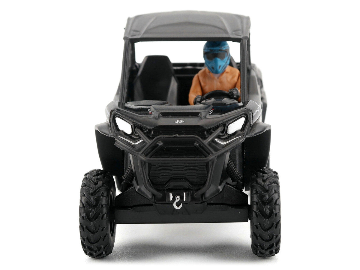 Can-Am Commander XT 1000R Matt Black with Driver Figure 1/32 Diecast Model by BRP Models-3