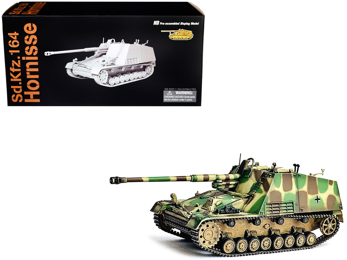 German Sd.Kfz.164 Hornisse "Nashorn" Armored Vehicle "German Army" "NEO Dragon Armor" Series 1/72 Plastic Model by Dragon Models-0