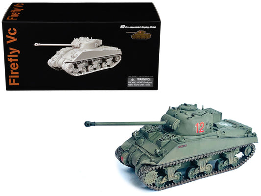 British Sherman Firefly Vc Tank #12 "3 Troop A Sqd. Northamptonshire Yeomanry France" (1944) "NEO Dragon Armor" Series 1/72 Plastic Model by Dragon Models-0