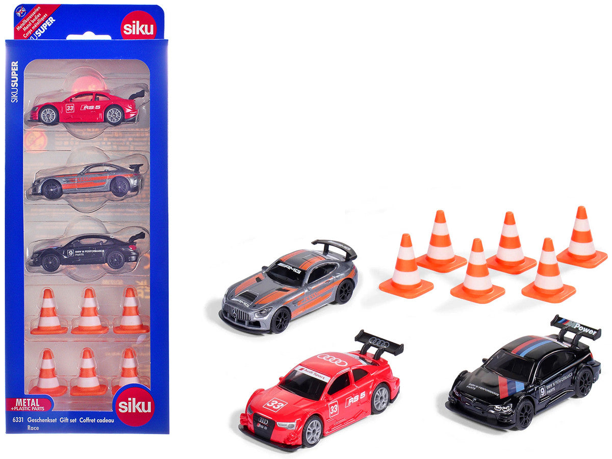 Race Cars 3 Car Set Diecast Models by Siku-4