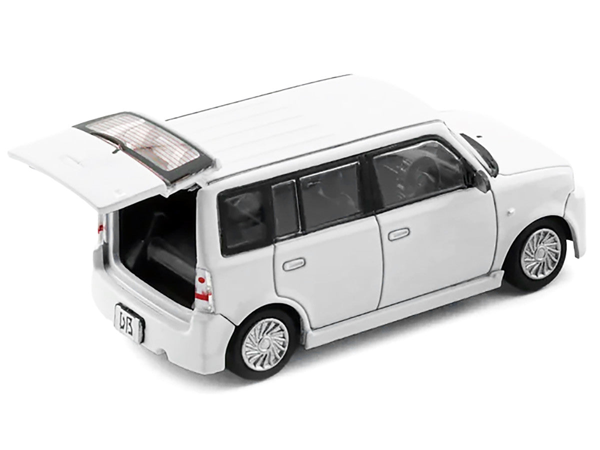 Toyota bB 2000 Van White with Extra Accessories 1/64 Diecast Model Car by BM Creations-3