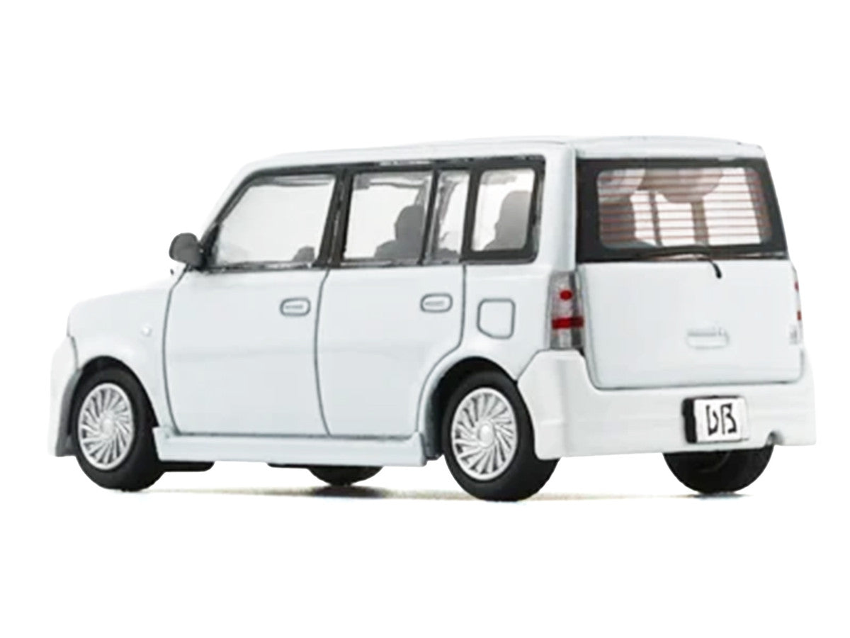 Toyota bB 2000 Van White with Extra Accessories 1/64 Diecast Model Car by BM Creations-1