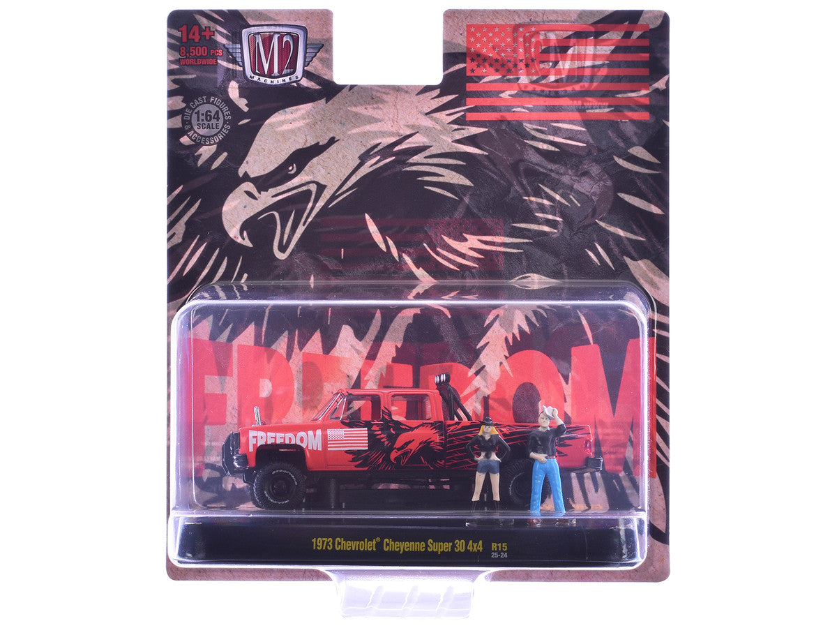 "Auto News" Release 15 Set of 4 Cars Limited Edition to 8500 pieces Worldwide 1/64 Diecast Model Cars by M2 Machines-0