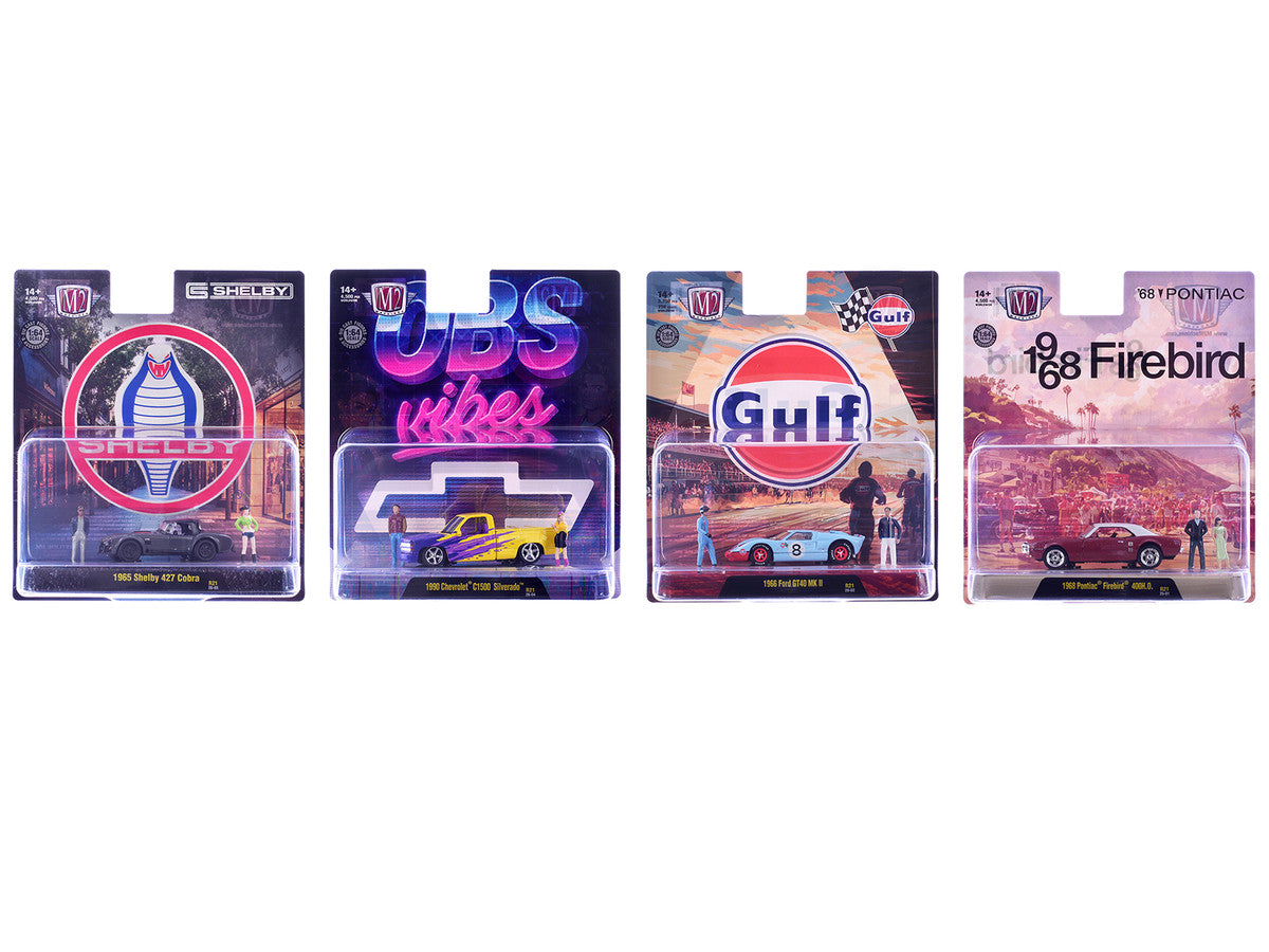 "Auto News" Release 20 Set of 4 Cars Limited Edition to 4500 pieces Worldwide 1/64 Diecast Models by M2 Machines-5
