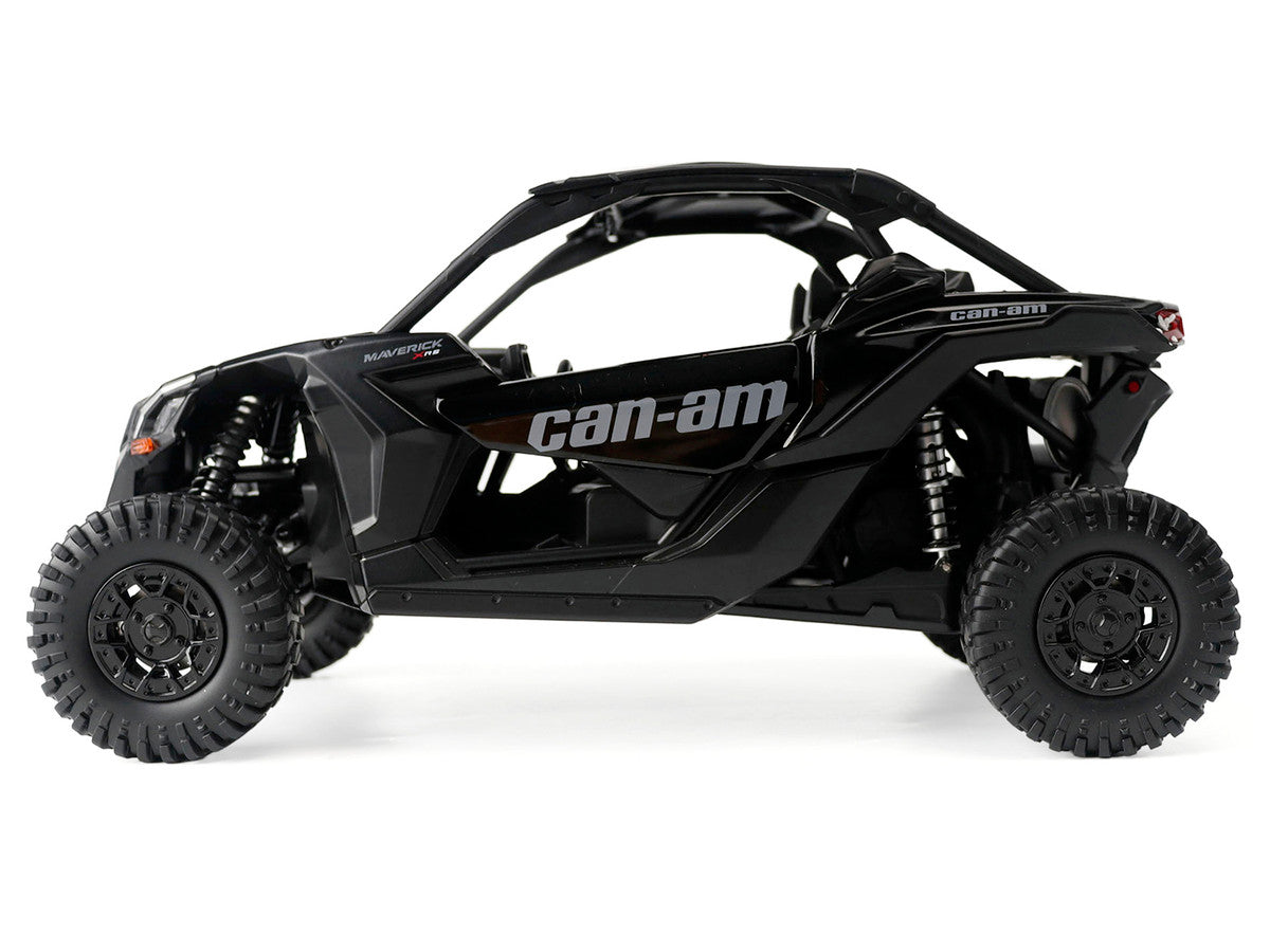 Can-Am Maverick X3 X RS Turbo RR Black 1/12 Diecast Model by BRP Models-1