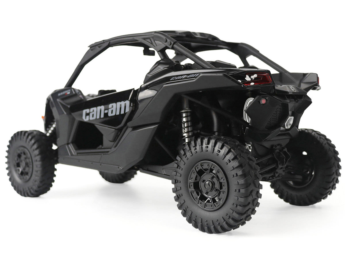 Can-Am Maverick X3 X RS Turbo RR Black 1/12 Diecast Model by BRP Models-0