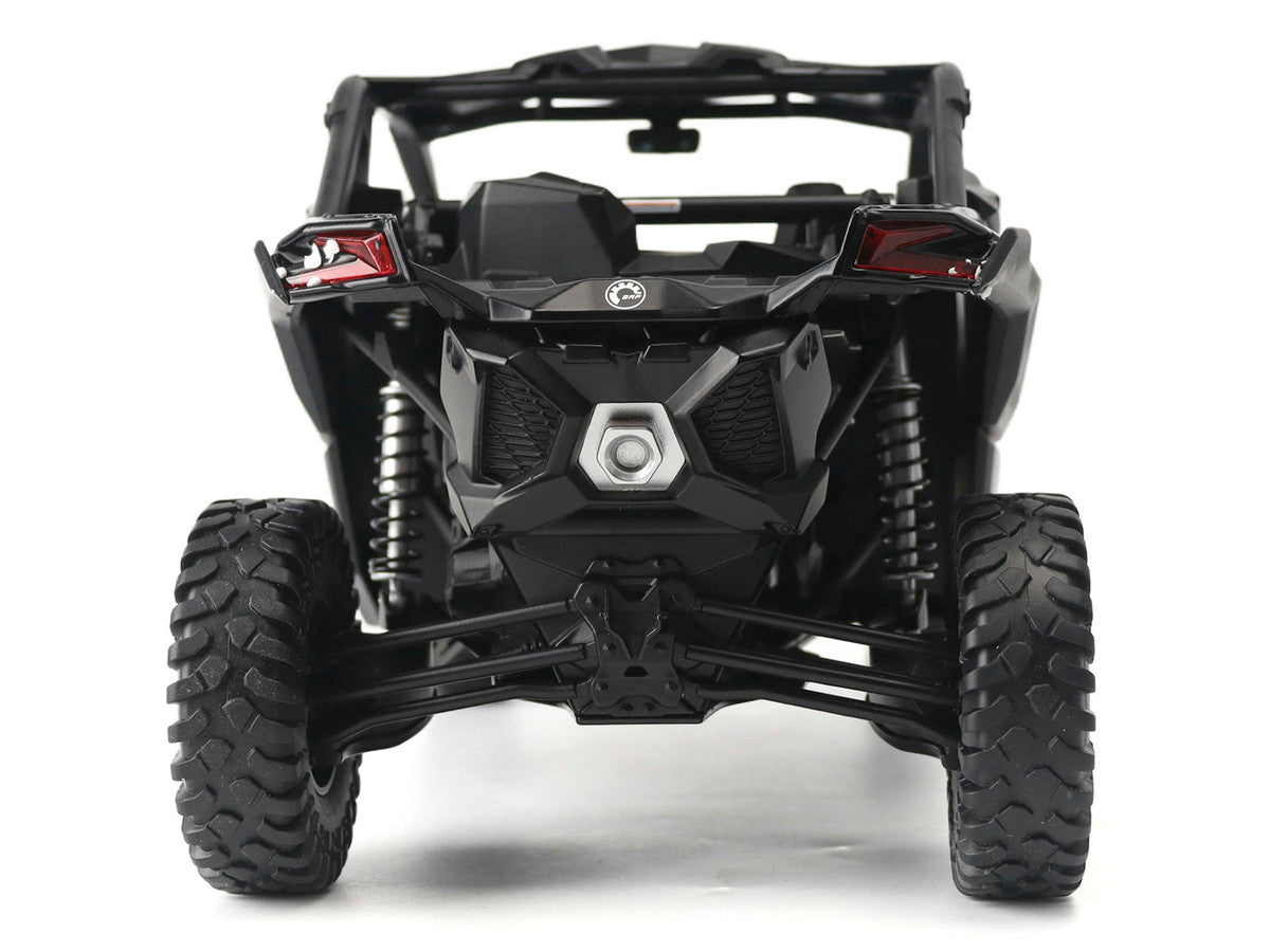 Can-Am Maverick X3 X RS Turbo RR Black 1/12 Diecast Model by BRP Models-2