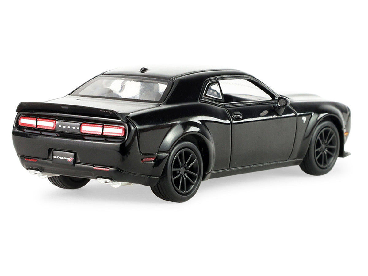 2023 Dodge Challenger SRT Hellcat Widebody Black "Auto Mall" Series 8 1/64 Diecast Model Car by Greenlight-3