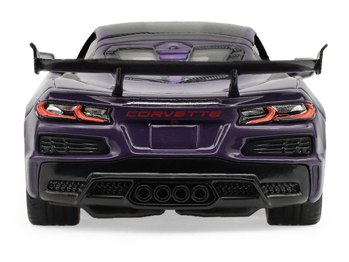 2025 Chevrolet Corvette ZR1 Hysteria Purple Metallic with Carbon Top "Auto Mall" Series 8 1/64 Diecast Model Car by Greenlight-2