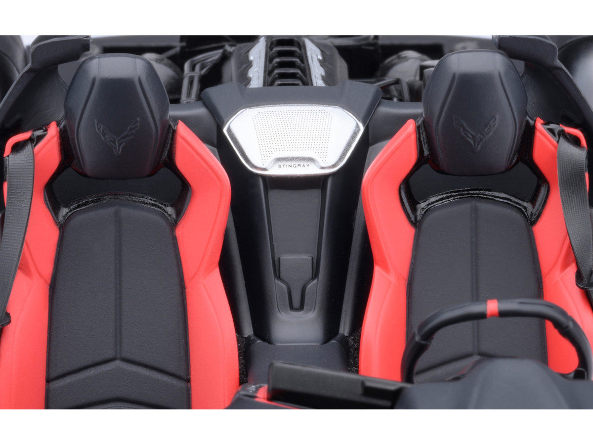 2020 Chevrolet Corvette C8 Stingray Black 1/18 Model Car by Autoart-2
