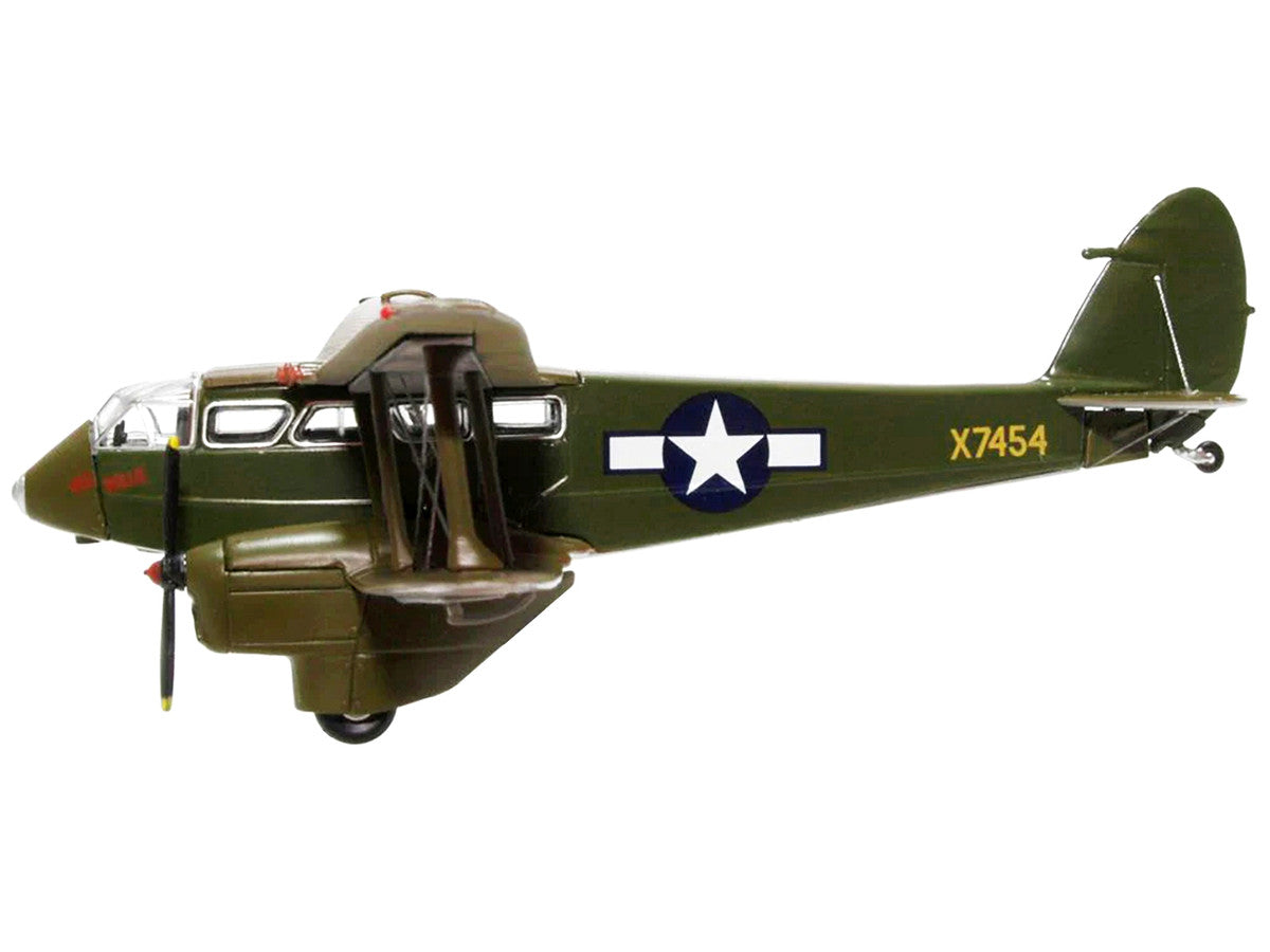 De Havilland D.H.89 Dominie Dragon Rapide Aircraft "Wee Wullie" "27th Air Force Group 8th AF USAAF" 1/72 Diecast Model Airplane by Oxford Diecast-1