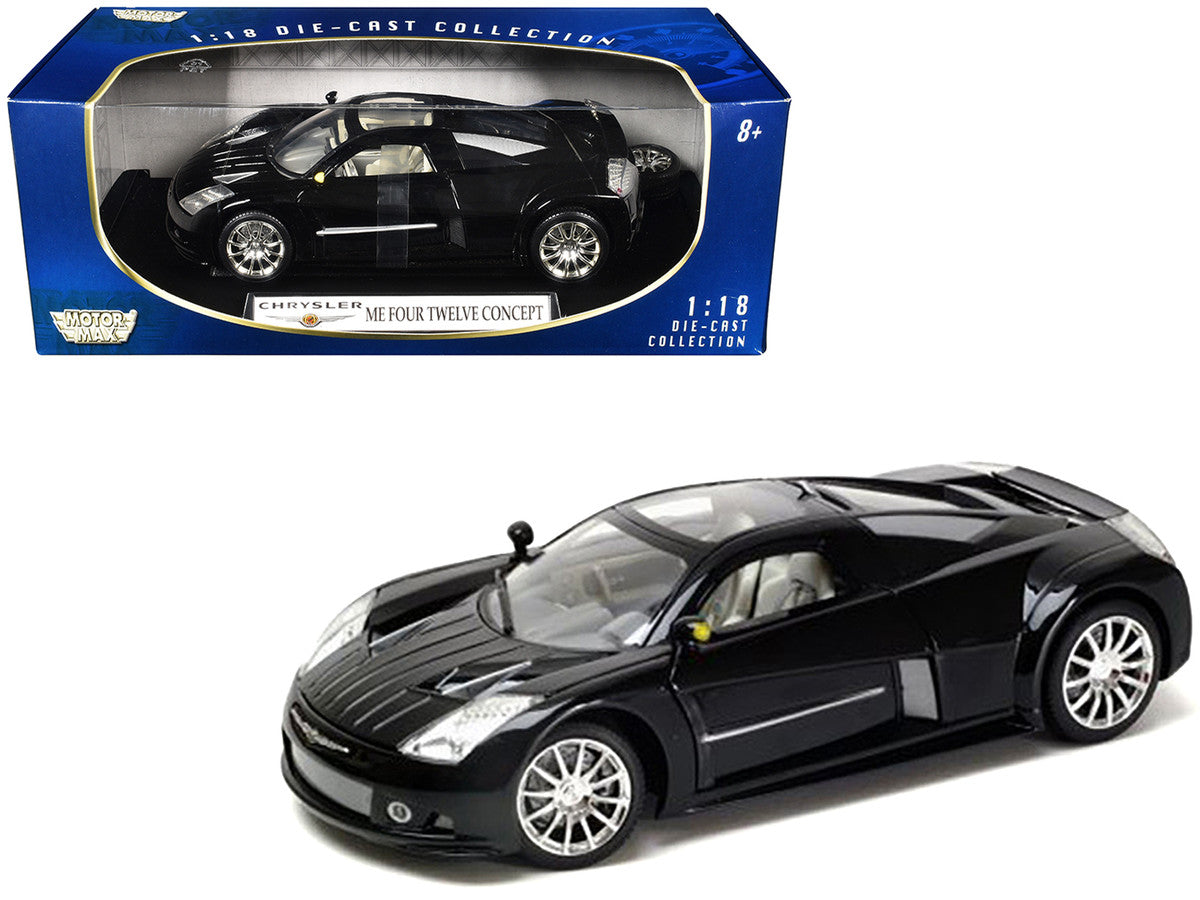 Chrysler Me Four Twelve Black 1/18 Diecast Model Car by Motormax-2