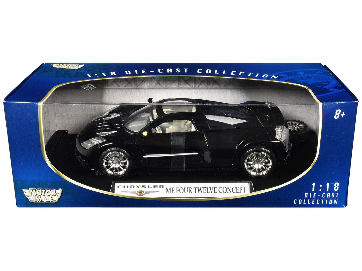 Chrysler Me Four Twelve Black 1/18 Diecast Model Car by Motormax-1