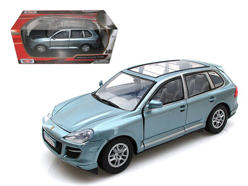 Porsche Cayenne Turbo Grey 1/24 Diecast Car Model by Motormax-0