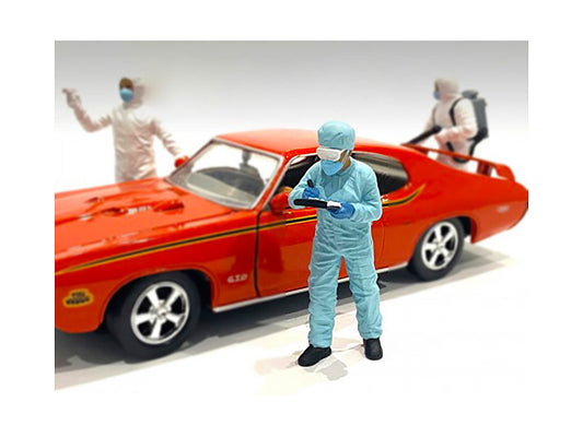 Hazmat Crew Figurine IV for 1/18 Scale Models by American Diorama-0