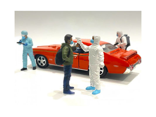 Hazmat Crew Figurine VI for 1/18 Scale Models by American Diorama-0