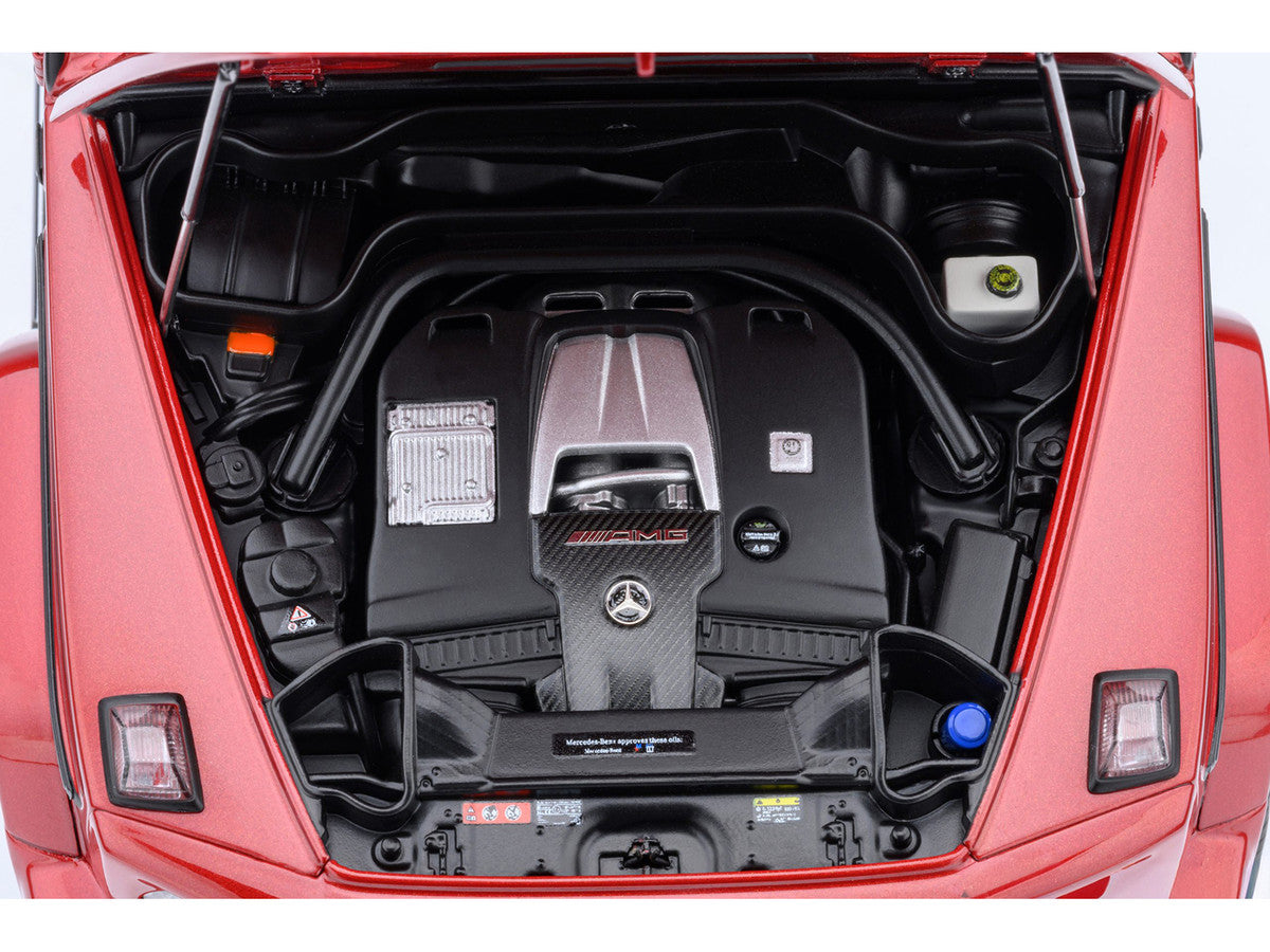 2019 Mercedes-Benz AMG G63 Cardinal Red Metallic 1/18 Model Car by Autoart-3