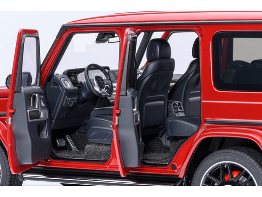2019 Mercedes-Benz AMG G63 Cardinal Red Metallic 1/18 Model Car by Autoart-0