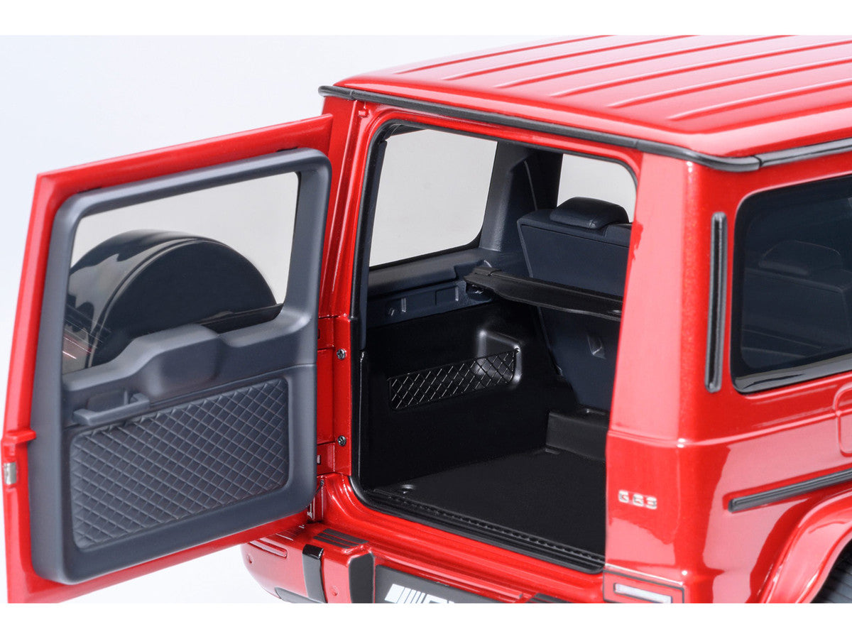 2019 Mercedes-Benz AMG G63 Cardinal Red Metallic 1/18 Model Car by Autoart-2