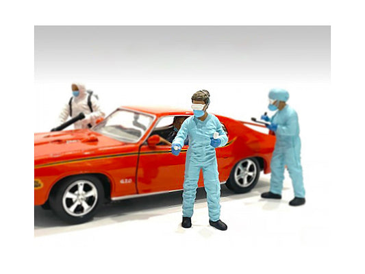 Hazmat Crew Figurine II for 1/24 Scale Models by American Diorama-0