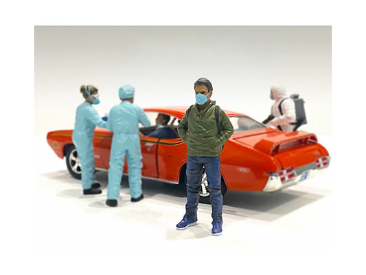 Hazmat Crew Figurine V for 1/24 Scale Models by American Diorama-0