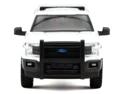 2019 Ford F-150 Lariat Crew Cab Pickup Truck with Camper Box "Royal Canadian Mounted Police" White "Law Enforcement and Public Service" Series 1/27 Diecast Model Car by Motormax-0