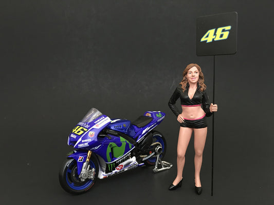 Paddock Girl Figure For 1:24 Scale Models by American Diorama-0