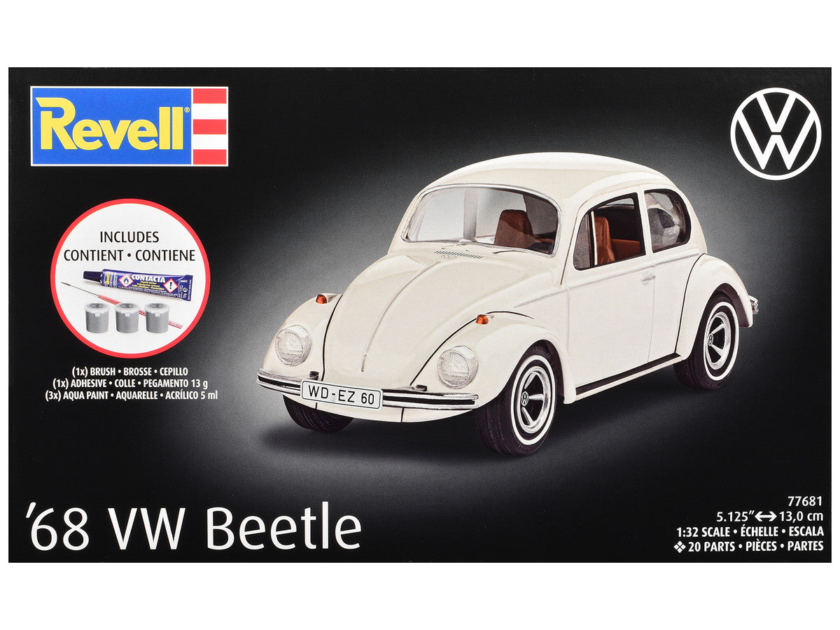 Level 3 Model Kit 1968 Volkswagen Beetle All-Included Kit 1/32 Scale Model by Revell-0