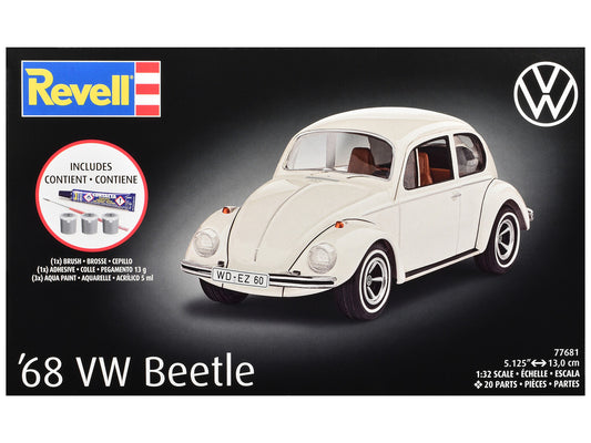 Level 3 Model Kit 1968 Volkswagen Beetle All-Included Kit 1/32 Scale Model by Revell-0