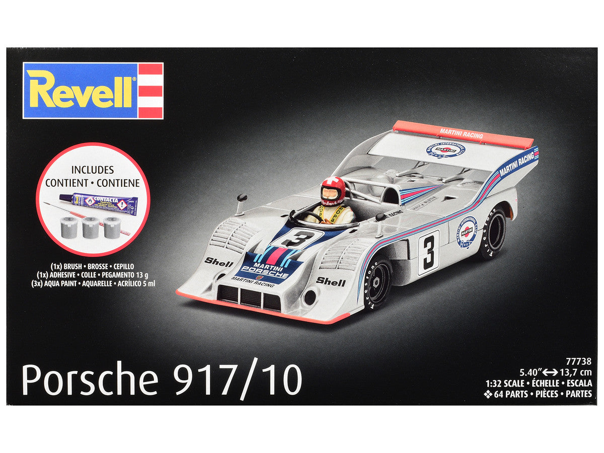 Level 4 Model Kit Porsche 917/10 All-Included Kit 1/32 Scale Model by Revell-0
