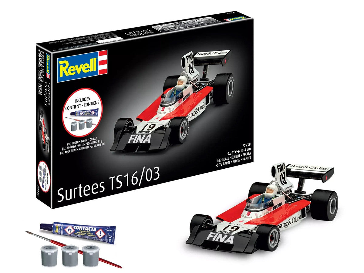 Level 5 Model Kit Surtees TS16/03 All-Included Kit 1/32 Scale Model by Revell-3