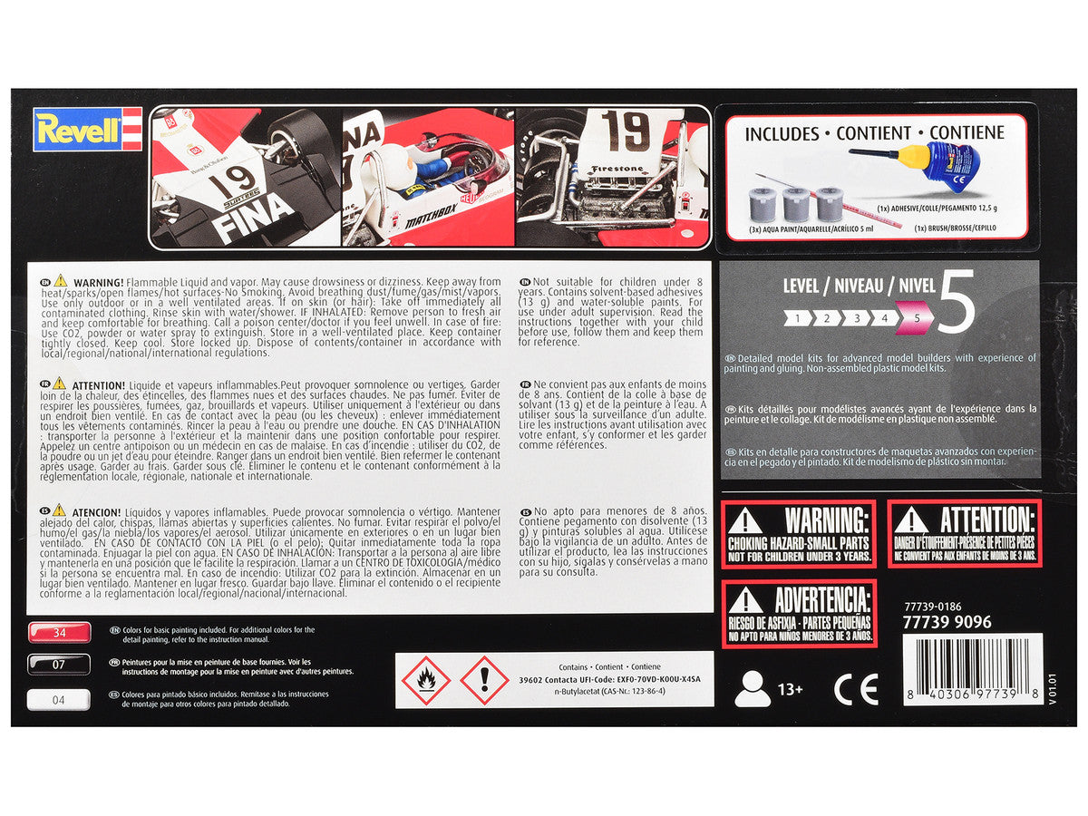 Level 5 Model Kit Surtees TS16/03 All-Included Kit 1/32 Scale Model by Revell-4