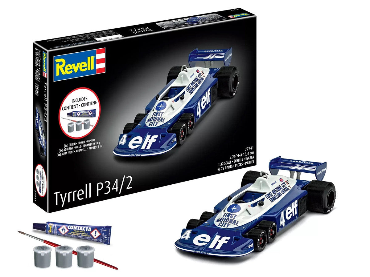 Level 5 Model Kit Tyrrell P34/2 All-Included Kit 1/32 Scale Model by Revell-3
