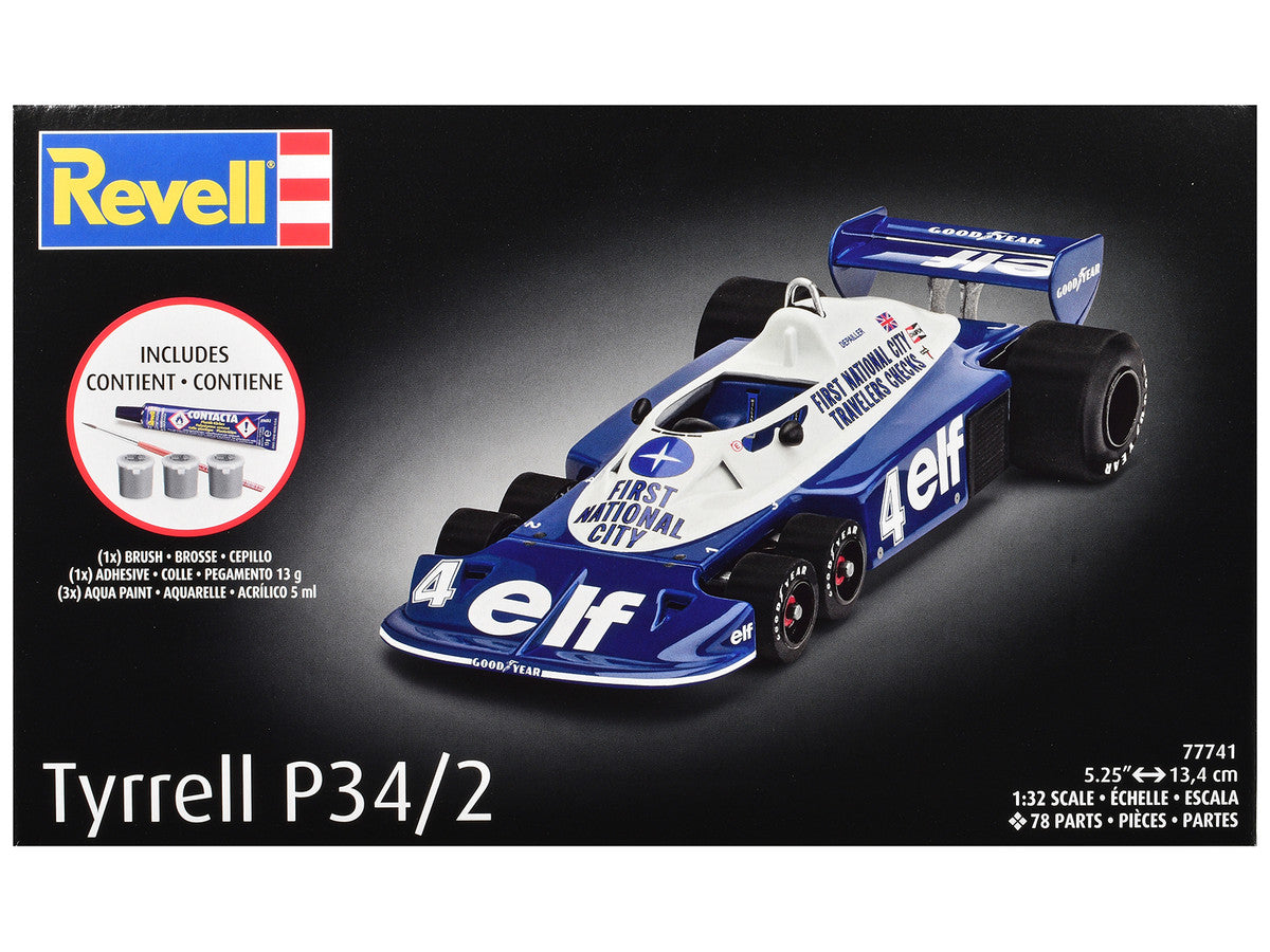 Level 5 Model Kit Tyrrell P34/2 All-Included Kit 1/32 Scale Model by Revell-0