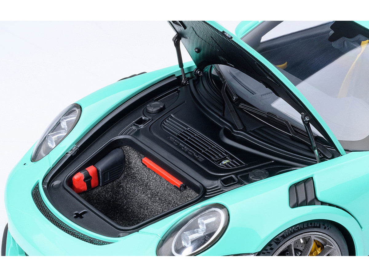 Porsche 911 (991.2) GT3 RS Mint Green 1/18 Model Car by Autoart-2