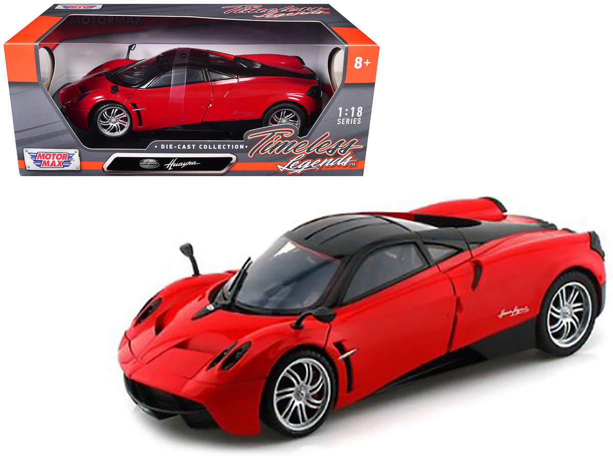 Pagani Huayra Red 1/18 Diecast Car Model by Motormax-1