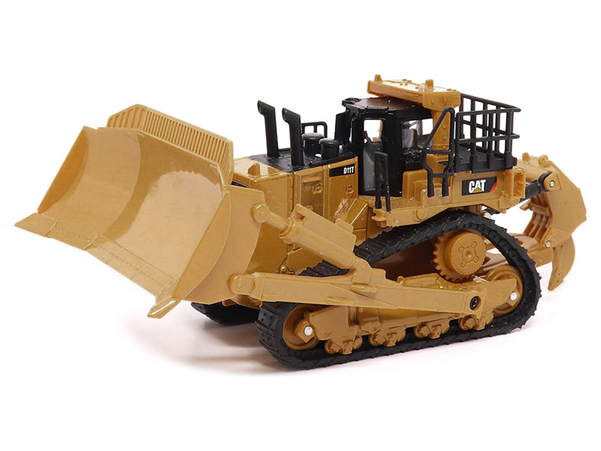 CAT Caterpillar D11T Dozer Yellow 1/64 Diecast Model by Diecast Masters-2