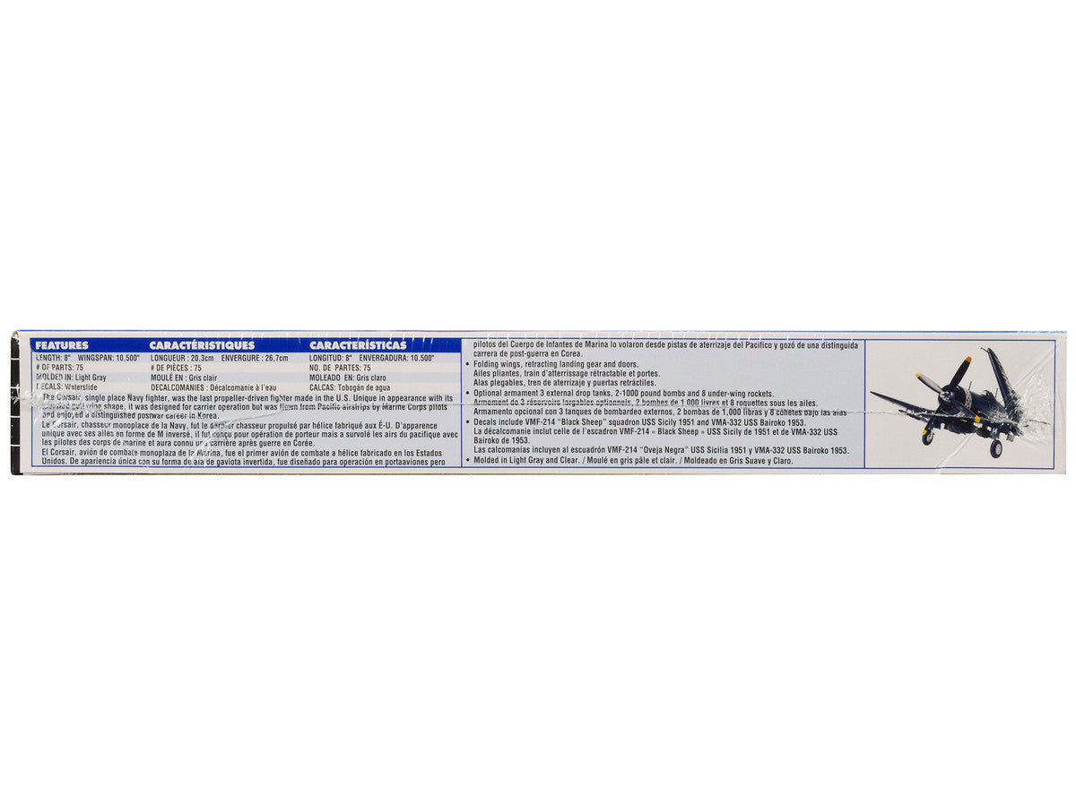 Level 4 Model Kit Vought F4U-4 Corsair Fighter Aircraft 1/48 Scale Model by Revell-2