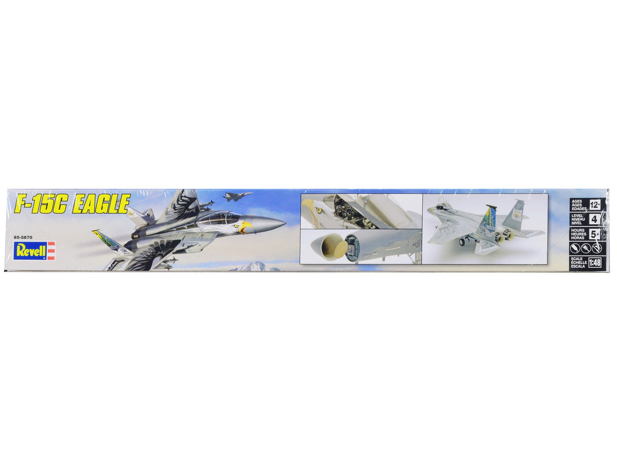 Level 4 Model Kit McDonnell Douglas F-15C Eagle Fighter Aircraft 1/48 Scale Model by Revell-2