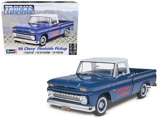 Level 4 Model Kit 1966 Chevrolet Fleetside Pickup Truck 1/25 Scale Model by Revell-0