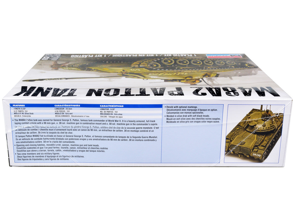 Level 4 Model Kit M48A2 Patton Tank 1/35 Scale Model by Revell-1