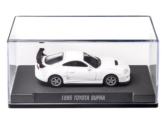1995 Toyota Supra RHD (Right Hand Drive) White "Collection" Series 1/64 Diecast Model Car by Majorette-0