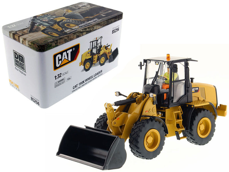 CAT Caterpillar 910K Wheel Loader with Operator "High Line Series" 1/32 Diecast Model by Diecast Masters-0