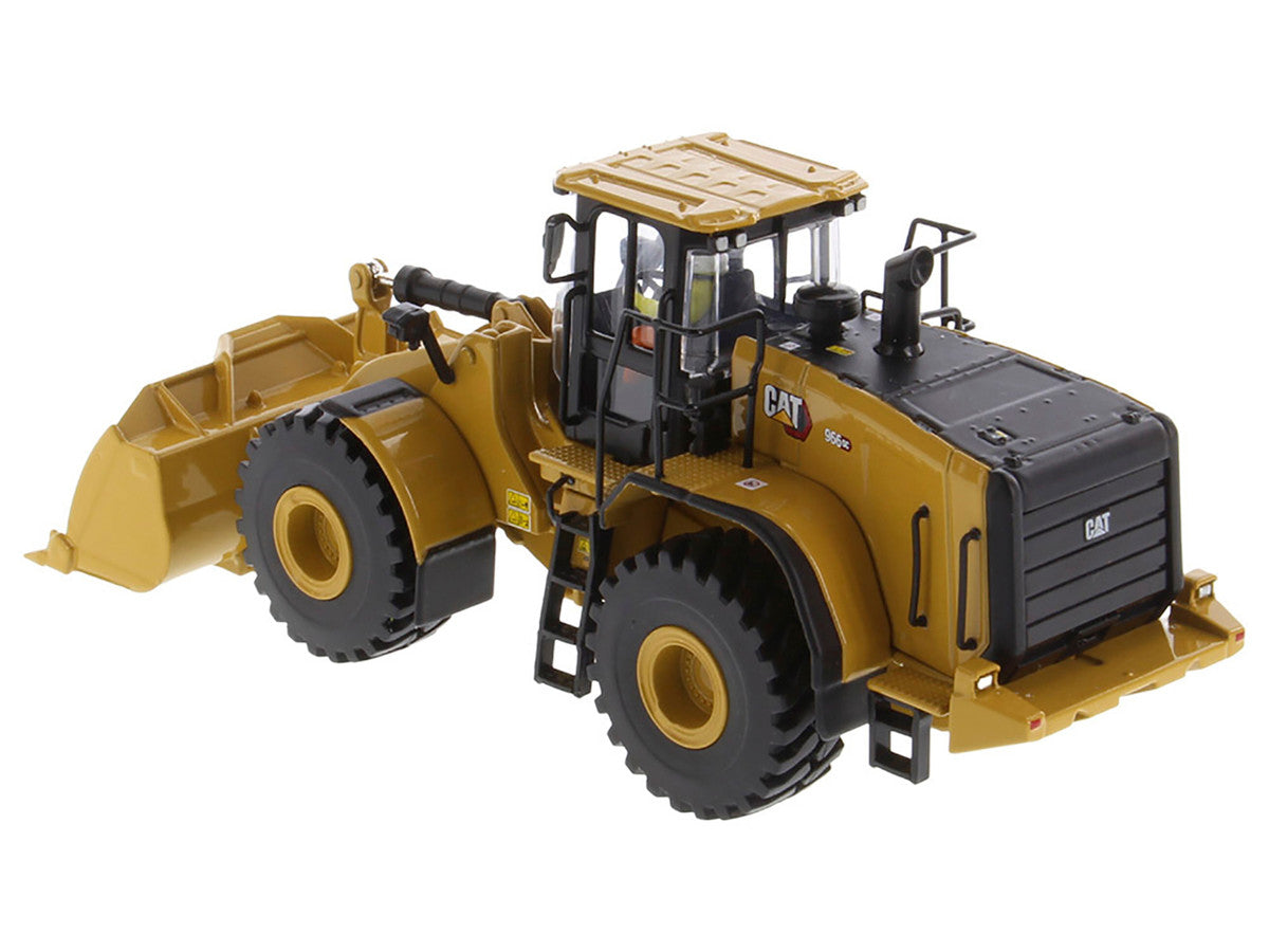 CAT Caterpillar 966 GC Wheel Loader Yellow with Operator "High Line Series" 1/50 Diecast Model by Diecast Masters-2