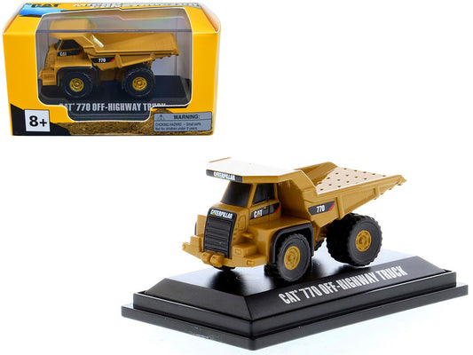 CAT Caterpillar 770 Off–Highway Truck Yellow "Micro-Constructor" Series Diecast Model by Diecast Masters-0