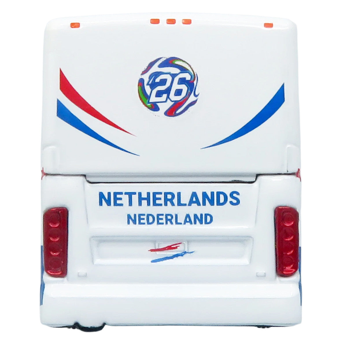 Van Hool CX-45 Coach Bus "Netherlands National Football Team" White with Graphics "International Federation of the Global Game" Series Limited Edition to 504 pieces Worldwide 1/87 (HO) Diecast Model by Iconic Replicas-2